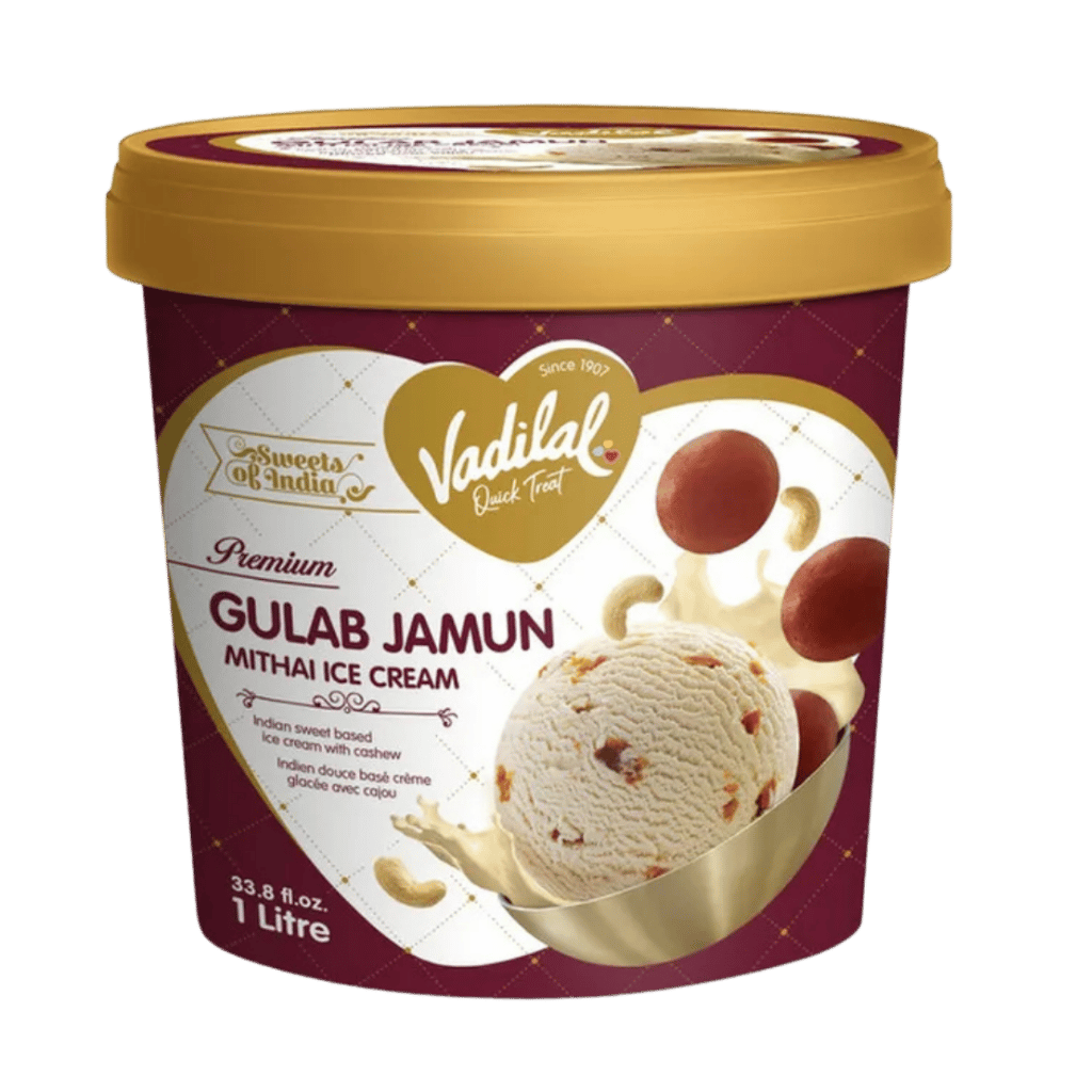 Vadilal Gulab Jamun Icecream 1 ltr buy online USA - 1